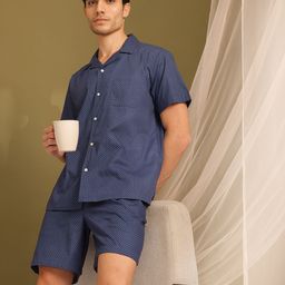 ETC Men Printed Pure Cotton Night Suit-image-98