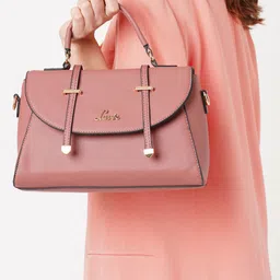 Lavie Beech Women Pink Flap Satchel-35