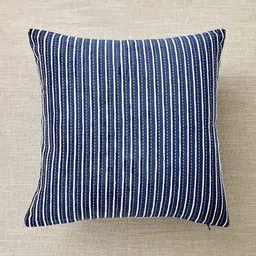 Home Centre Endura Blue Embroidered Velvet Square Cushion Covers-image-52