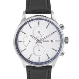 Timex Men Dial & Leather Straps Analogue Chronograph Watch - TWEG29305-62