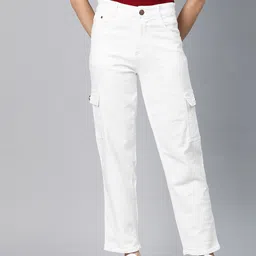ADBUCKS Women Straight Fit High-Rise Stretchable Jeans-18