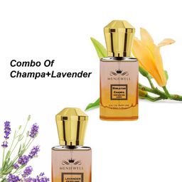 Menjewell Women Set Of 2 Himalaya Champa & Lavender Perfume 100 ml Each-14
