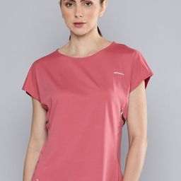 Artengo By Decathlon Women Extended Sleeves Self-Design T-shirt-image-18