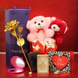 TIED RIBBONS Red & Blue 7-Pieces Valentine Day Gift Sets-11