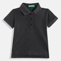 United Colors of Benetton Kids Girls Polo Collar T-Shirt-picture-9