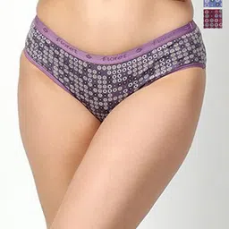 Floret Pack of 3 anti Microbial Mid Waist Hipster Briefs-58