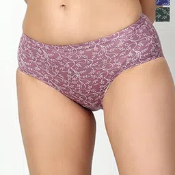 Floret Pack Of 3 Assorted  Cotton Ribbed Briefs-image-9