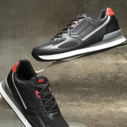 HRX by Hrithik Roshan Men Textured Lace UP Mesh Sneakers-picture-8