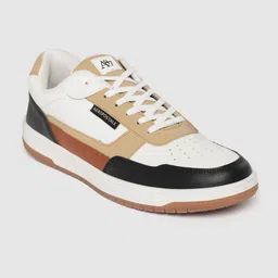 Aeropostale Men Colourblocked Perforated Detail Sneakers-picture-57