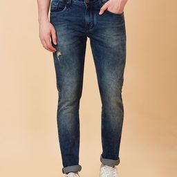 Being Human Men Slim Fit Low Distress Light Fade Jeans-picture-17