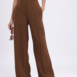 SZN Women High-Rise Wrinkle Free Trousers-image-19