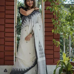 AMRUTKALA SAREES Floral Woven Design Banarasi Saree-image-16