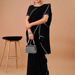 Leelavati Women Embellished Beads and Stones Silk Saree-picture-15
