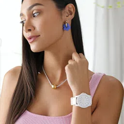 Armani Exchange Women White Dial & Straps Analogue Watch-image-31