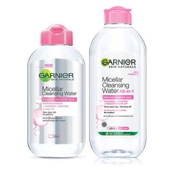 Garnier Set of 2 Skin Naturals Micellar Cleansing Water - 125ml + 400ml-23