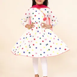 A.T.U.N. Printed Angrakha Pure Cotton Kurta With Dupatta-picture-12