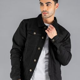 Dennis Lingo Men Black Lightweight Outdoor Denim Jacket-image-16