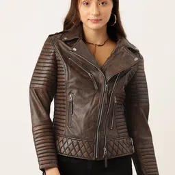 Leather Retail Leather Lightweight Biker Jacket-picture-31