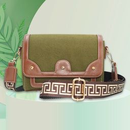 Womanix Embellished Half Moon Satchel with Tasselled-image-98