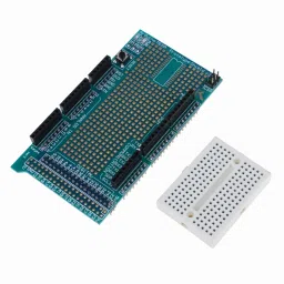 Prototype Shield V3.0 For Arduino Mega with breadboard image 2
