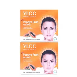VLCC Set of 2 Papaya Fruit Single Facial Kit - 60g each-18