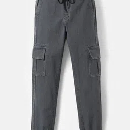 Urbano Juniors Boys Jogger Slash Knee Stretchable Jeans-image-6