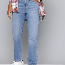Levis Women 724 Slim Straight Fit High-Rise Light Fade Stretchable Jeans-image-90