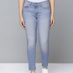 Levis Women 711 Skinny Fit Heavy Fade Stretchable Jeans-image-18
