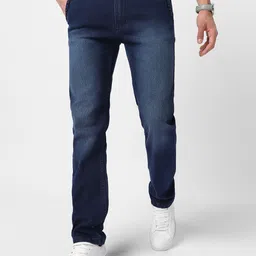 Urbano Fashion Men Regular Fit Washed Stretchable Jeans-picture-12