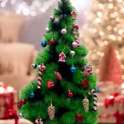 TAYHAA Green & Red 33 Pieces Embellished Christmas Decor-49