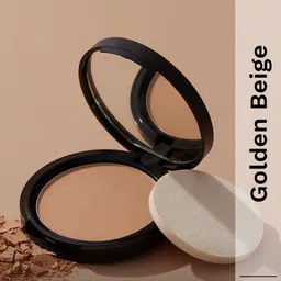 Pilgrim Matte Finish Compact Powder - 9g - Golden Beige - 215-45