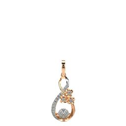 VALANOVA 925 Sterling Silver Diamond Studded Pendant 0.70 gms-image-53
