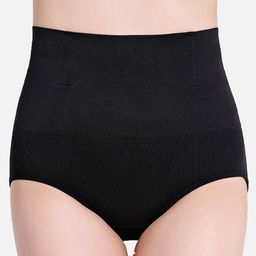 DEALSEVEN FASHION Women Black Solid Tummy & Hip Shapewear-image-12