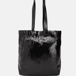 Lino Perros Sequined Embellished Structured Tote Bag-image-8