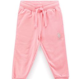 U.S. Polo Assn. Kids Girls Regular Fit Pure Cotton Joggers-picture-38