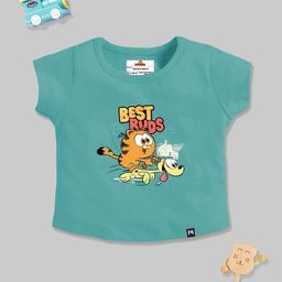 YK X Minute Mirth Infant Girls Garfield Printed T-shirt-image-4