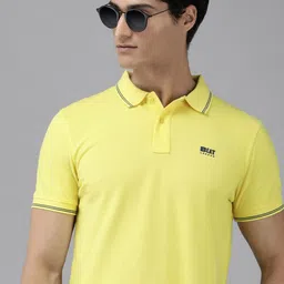 BEAT LONDON by PEPE JEANS Men Solid Polo Collar T-shirt-image-78