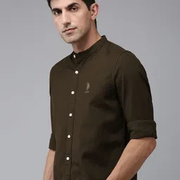 U.S. Polo Assn. Denim Co. Pure Cotton Slim Fit Casual Shirt-picture-45