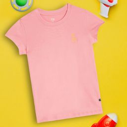 XY Life Girls Pink Playmate Super Combed Cotton T-shirt-image-89