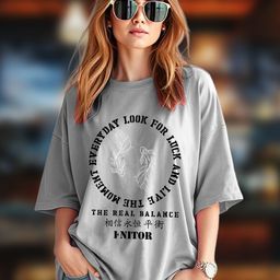 AUSK Women Sports Printed Drop-Shoulder Sleeves T-shirt-image-18