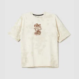 max Boys Printed Drop-Shoulder Sleeves Applique T-shirt-picture-47