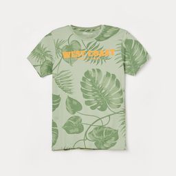 Fame Forever by Lifestyle Boys Tropical Printed Round Neck Pure Cotton T-shirt-image-50