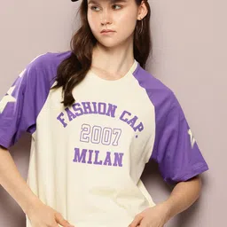 DILLINGER Typography Printed Oversized T-shirt-image-43