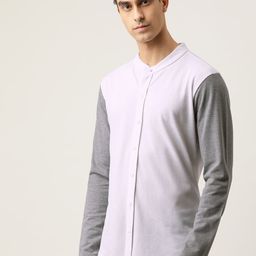 Campus Sutra Men White Regular Fit Solid Casual Shirt-image-87