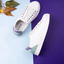 Tokyo Talkies Women White Colourblocked Casual Sneakers-image-48