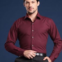 Hancock Slim Fit Opaque Formal Shirt-image-94