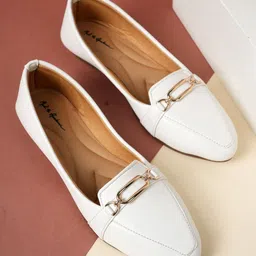 Mast & Harbour Women Embellished Pointed Toe Mules Flats-picture-3