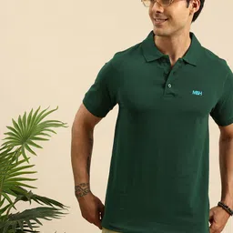 Mast & Harbour Short Sleeves Polo Collar T-shirt-image-35