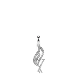 VALANOVA 925 Sterling Silver Diamond Studded Pendant 2.14 Grams-image-45