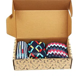 Bonjour Men Pack of 3 Assorted Above Ankle-Length Socks-6